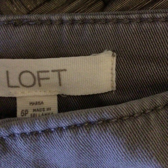 Gray Loft shorts; size 6s; gently used - Picture 4 of 4